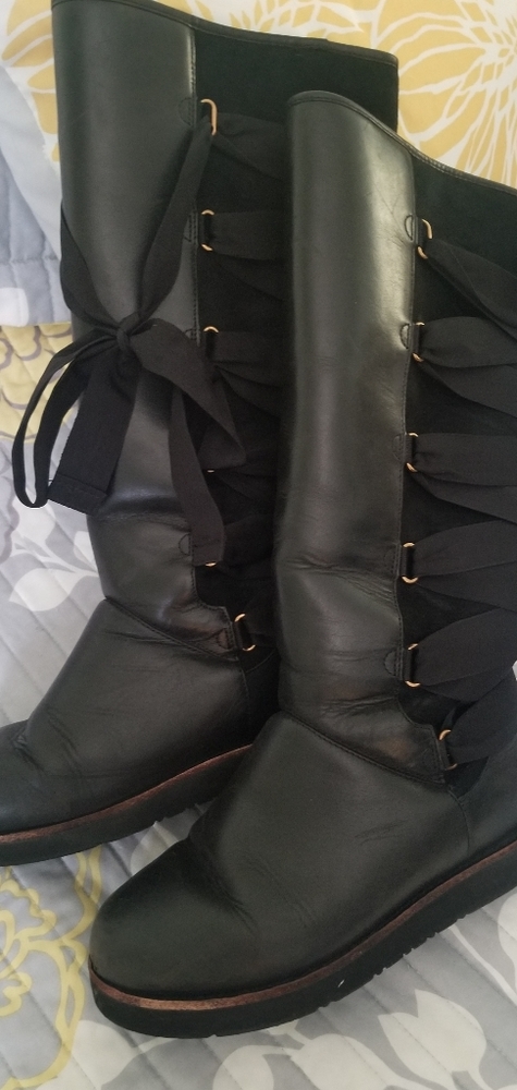 Leather Uggs winter boots